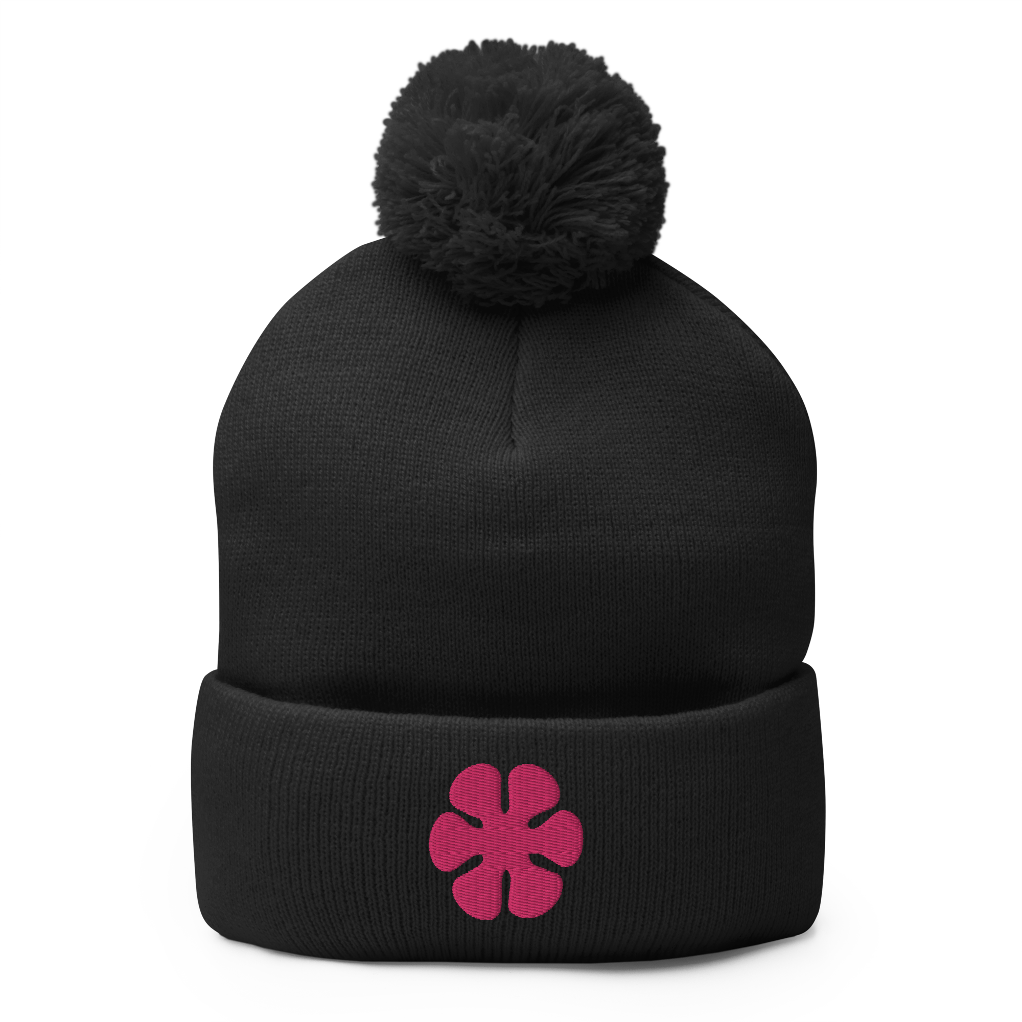 Pom-Pom Flower Power Beanie – Digital Candyland